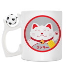 Кружка с футбольным мячиком