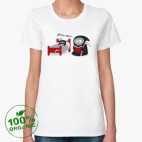 Женская футболка органик