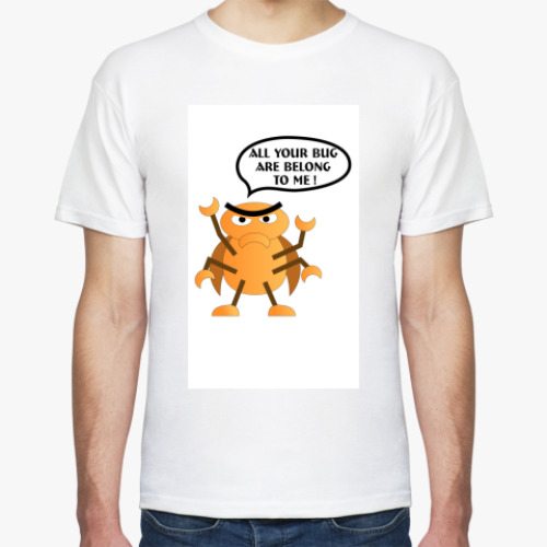 Футболка с принтом  Bugzilla