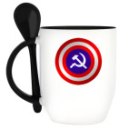 Кружка с ложкой