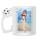 Кружка с футбольным мячиком
