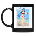 Кружка цветная UV-DTF