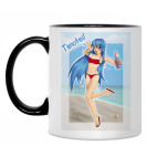 Кружка двухцветная