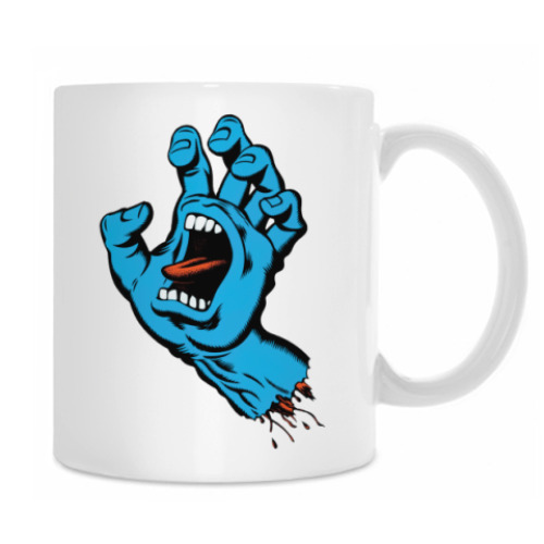 Кружка с принтом SCREAM PALM