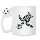 Кружка с футбольным мячиком