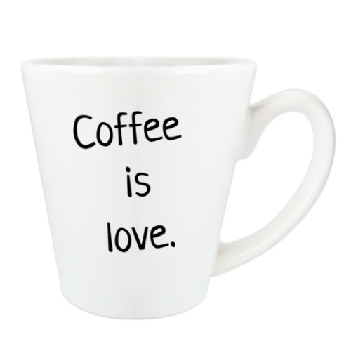 Чашка Латте с принтом Кофе из лав