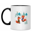 Кружка двухцветная