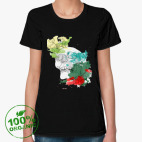 Женская футболка органик