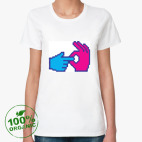 Женская футболка органик