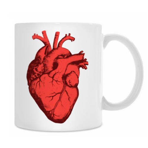 Кружка с принтом Сердце