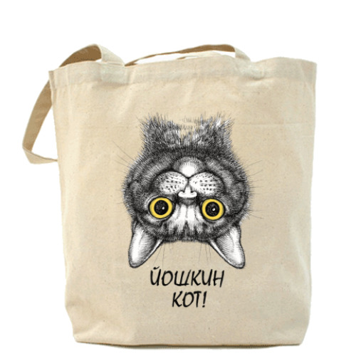 Сумка шоппер с принтом Йошкин кот