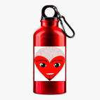 Металлическая бутылка 400 мл UV-DTF