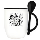 Кружка с ложкой