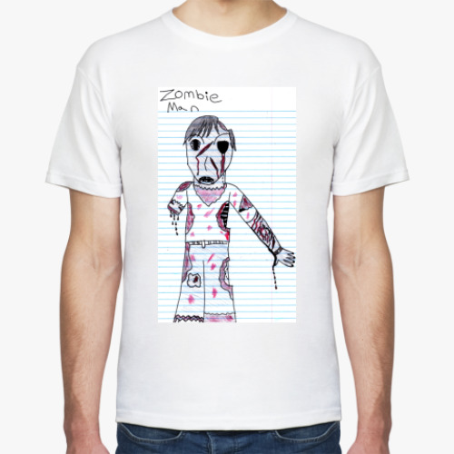Футболка с принтом Zombie Man