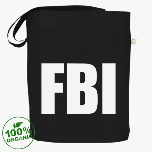 Сумка шоппер с принтом FBI (ФБР)