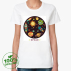 Женская футболка органик