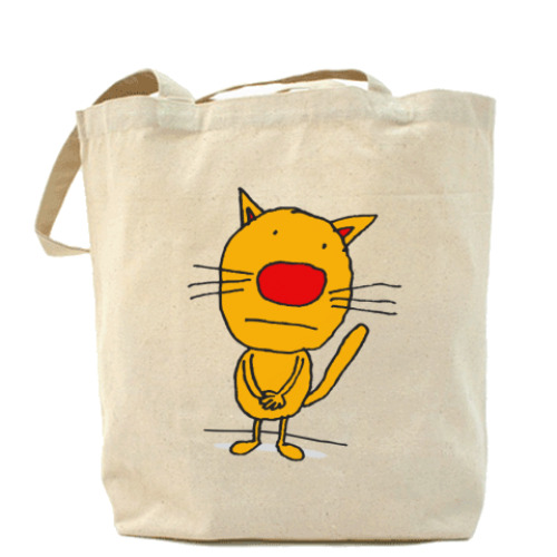 Сумка шоппер с принтом Котенок