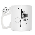 Кружка с футбольным мячиком