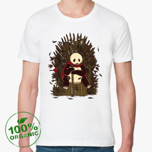 Футболка из органик-хлопка с принтом Игра жизни