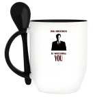 Кружка с ложкой