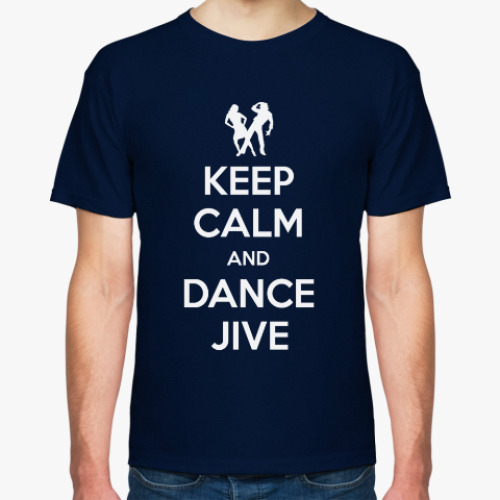 Футболка с принтом Keep Calm And Dance Jive