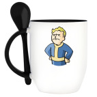 Кружка с ложкой