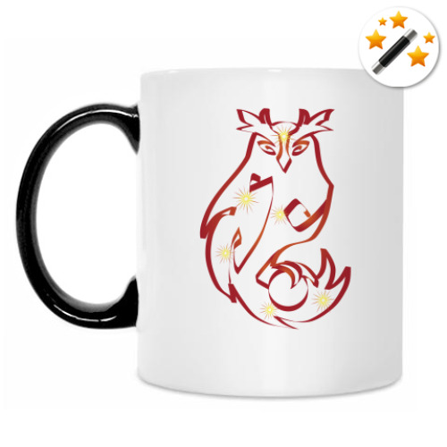 Кружка-хамелеон с принтом Genshin Impact