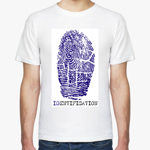 Футболка с принтом индефикация