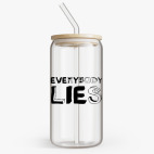 Банка с бамбуковой крышкой