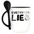 Кружка с ложкой