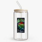 Банка с бамбуковой крышкой