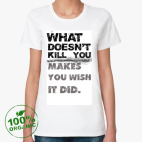 Женская футболка органик