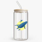 Банка с бамбуковой крышкой