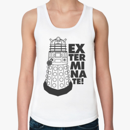 Женская майка с принтом Exterminate!