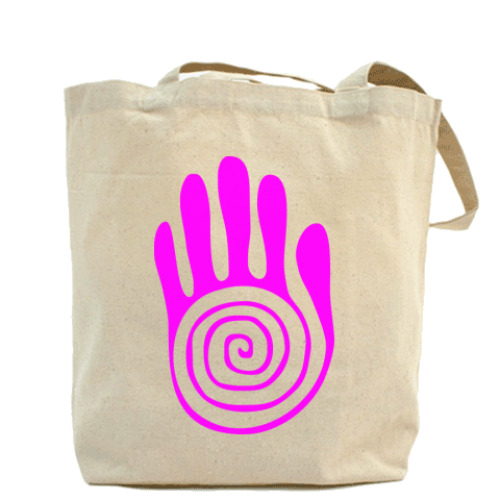 Сумка шоппер с принтом Рука