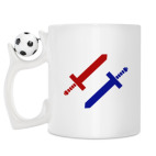 Кружка с футбольным мячиком