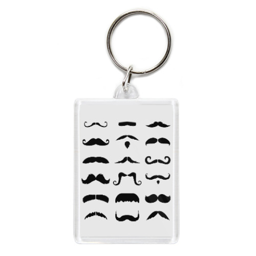Брелок с принтом Усы