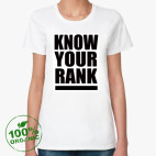 Женская футболка органик