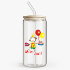 Банка с бамбуковой крышкой