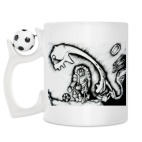 Кружка с футбольным мячиком