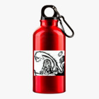 Металлическая бутылка 400 мл UV-DTF