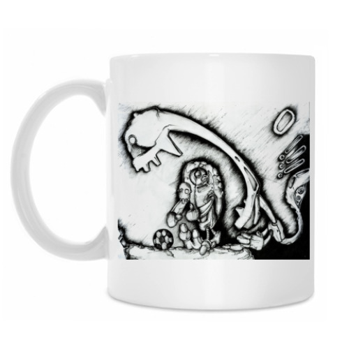 Кружка с принтом Соблазн