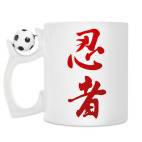 Кружка с футбольным мячиком