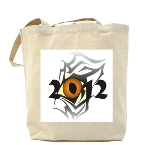 Сумка шоппер с принтом Драконий глаз