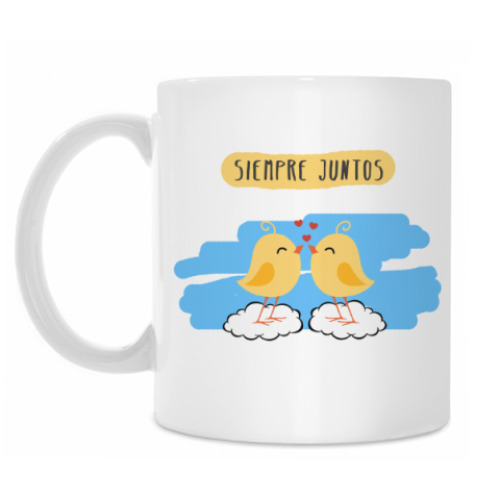 Кружка с принтом Siempre juntos