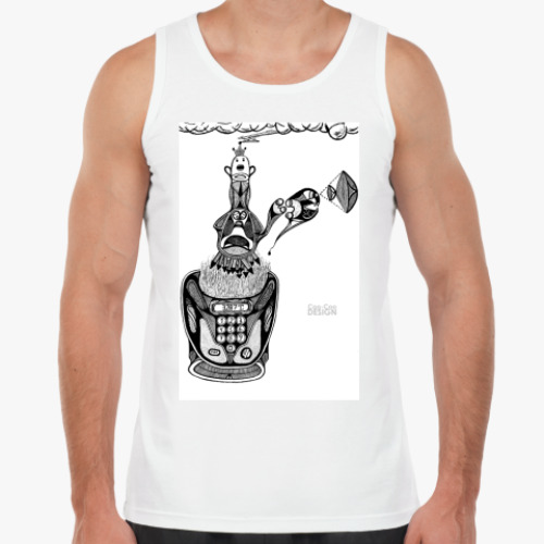 Майка с принтом  'Flymer'