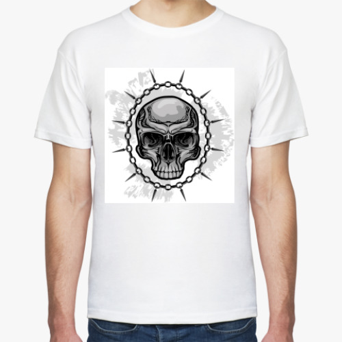 Футболка с принтом Череп