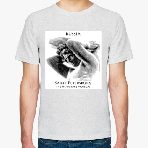 Футболка с принтом Россия,Эрмитаж