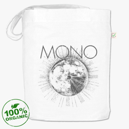 Сумка шоппер с принтом MONO
