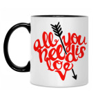 Кружка двухцветная